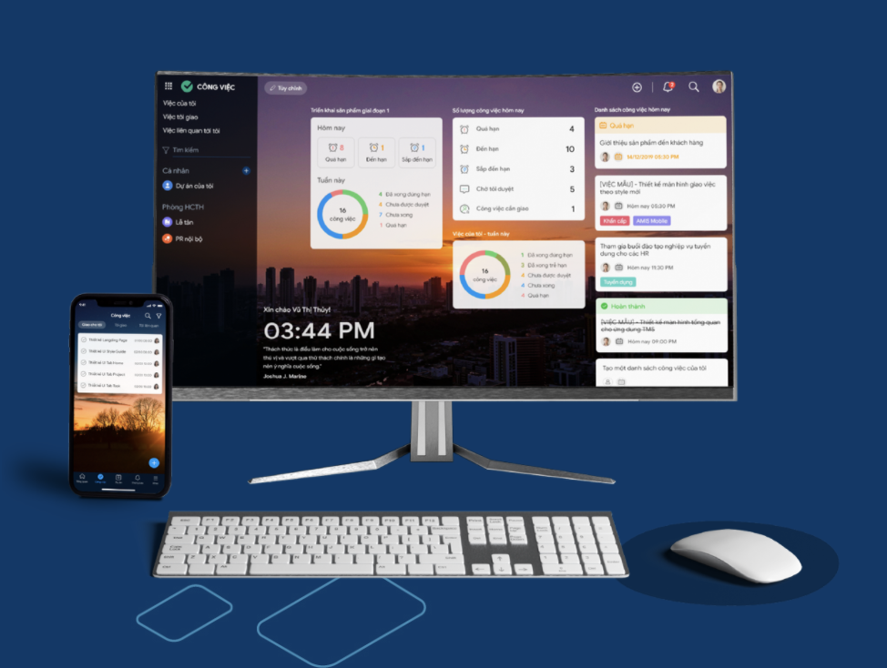 Phần mềm quản lý công việc AMIS Công việc